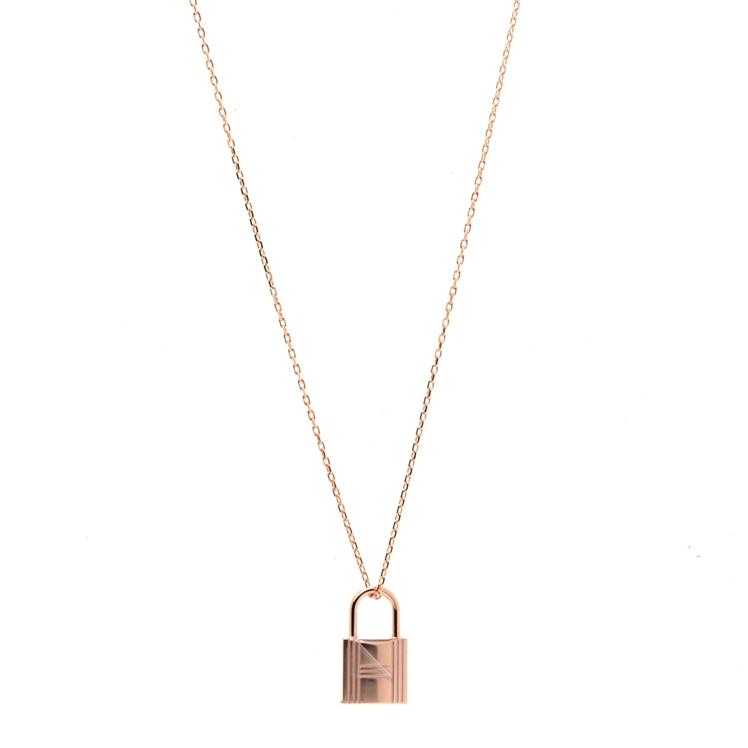 Hermes Swift Small O'Kelly Pendant Necklace Black 1 of 3