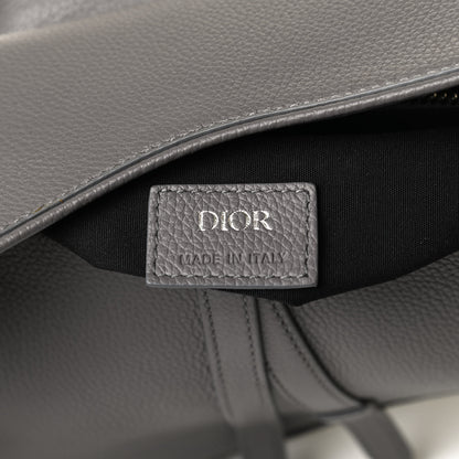 Christian Dior Calfskin Mens Saddle Bag Grey 7 of 15