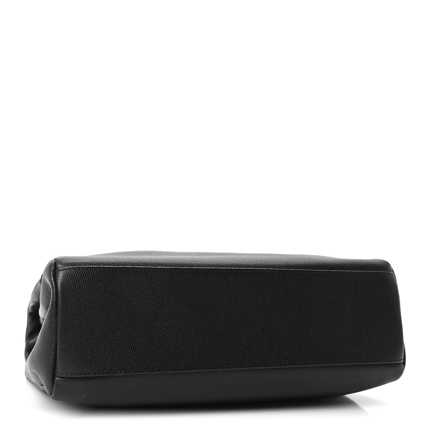 Grain De Poudre Medium West Hollywood Monogram Fold-Over Black