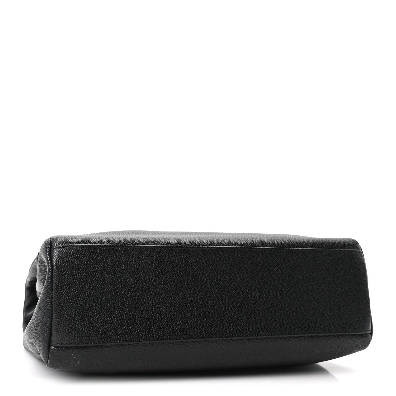 Saint Laurent Grain De Poudre Medium West Hollywood Monogram Fold-Over Black 4 of 10