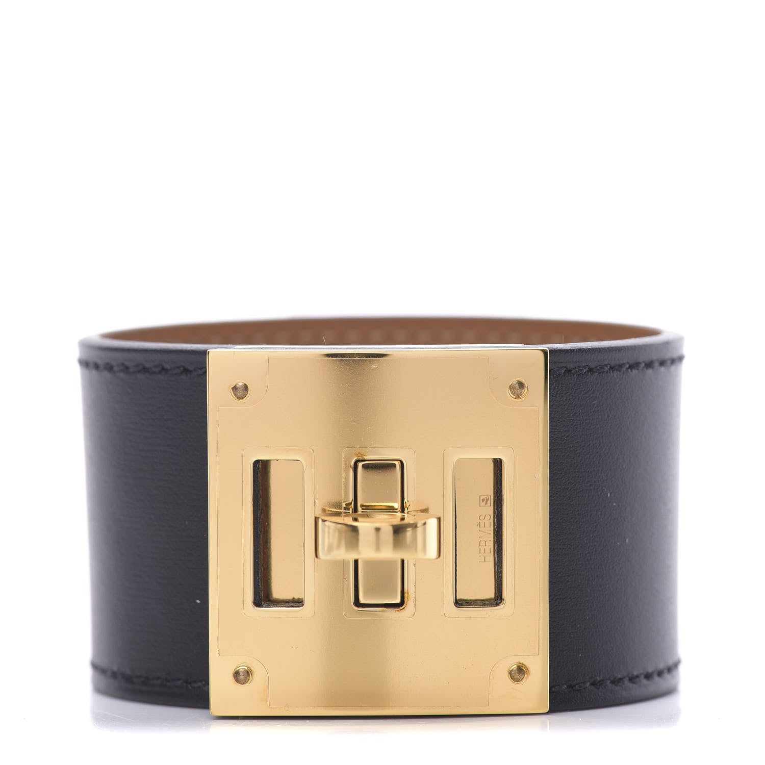 Hermes Box Kelly Dog Bracelet Black 1 of 6