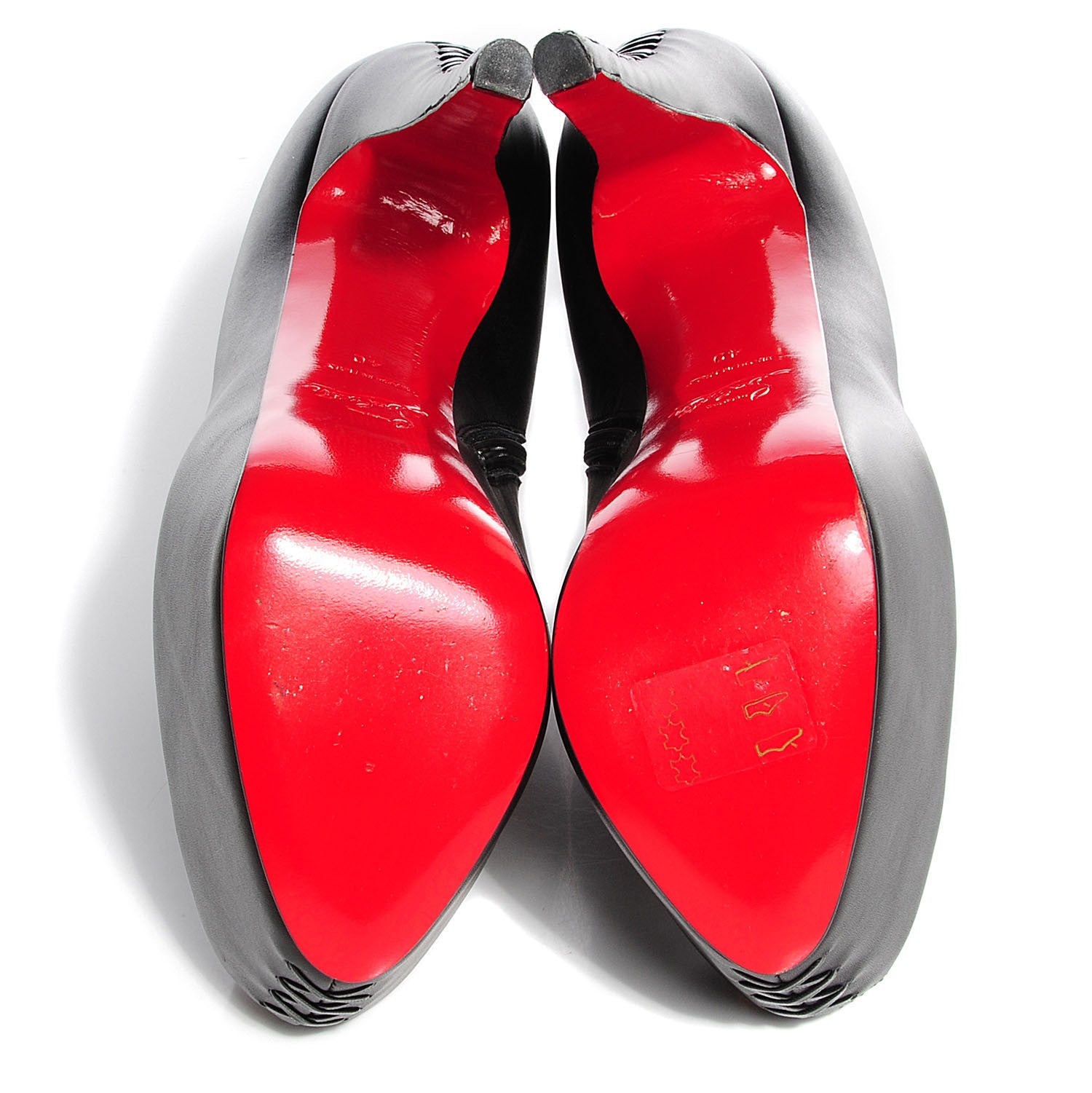 Christian Louboutin Kid Recouzetta 160 Booties 40 Black 4 of 5