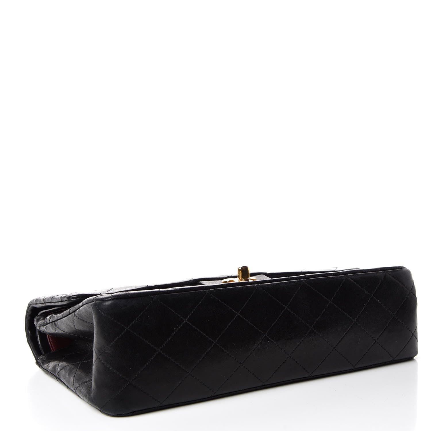 Chanel Lambskin Quilted Medium Double Flap Black 4 of 16