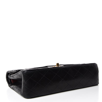 Chanel Lambskin Quilted Medium Double Flap Black 4 of 16