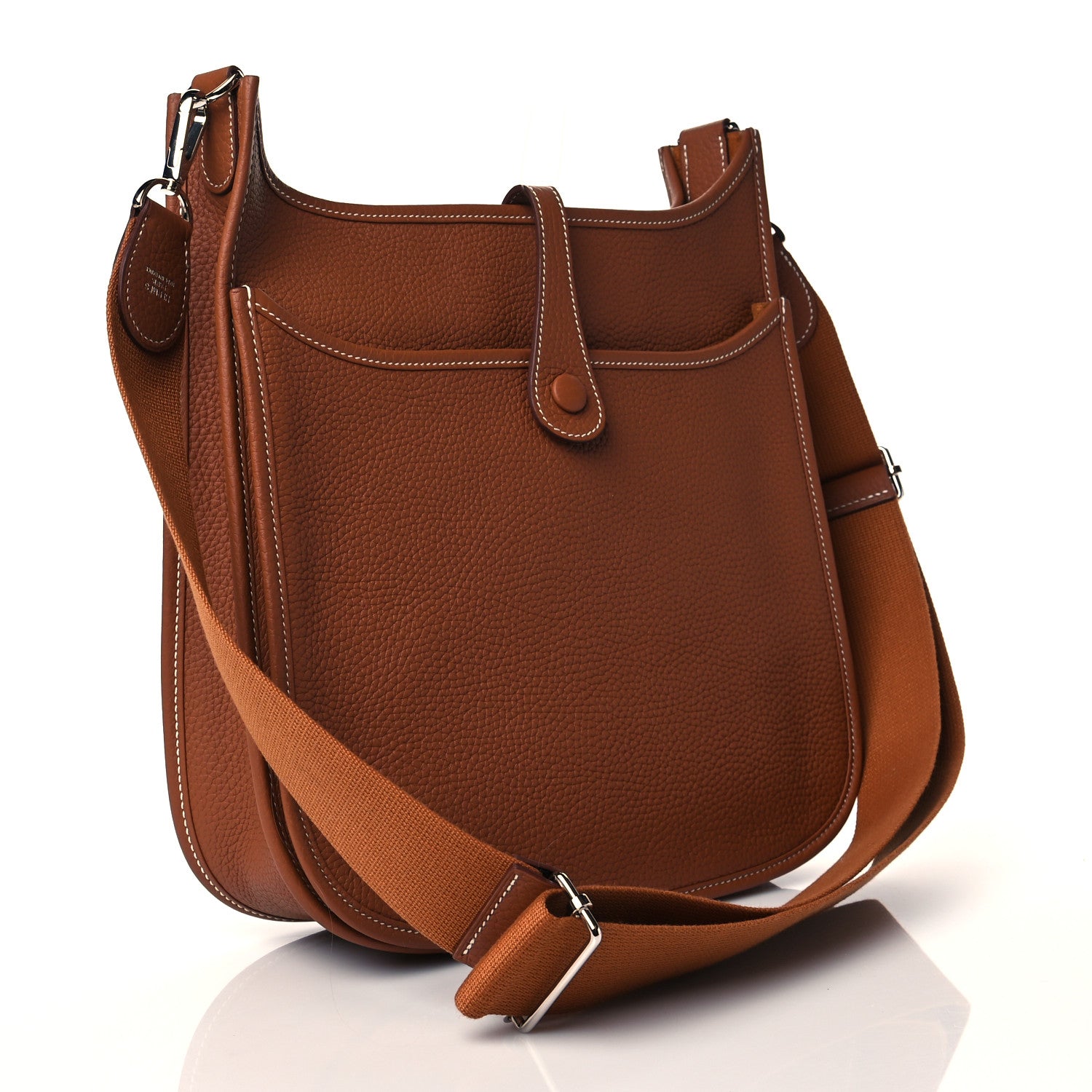 Hermes Taurillon Clemence Evelyne III PM Gold 2 of 9