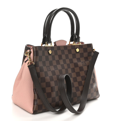 Louis Vuitton Damier Ebene Cuir Taurillon Brittany Magnolia 3 of 10