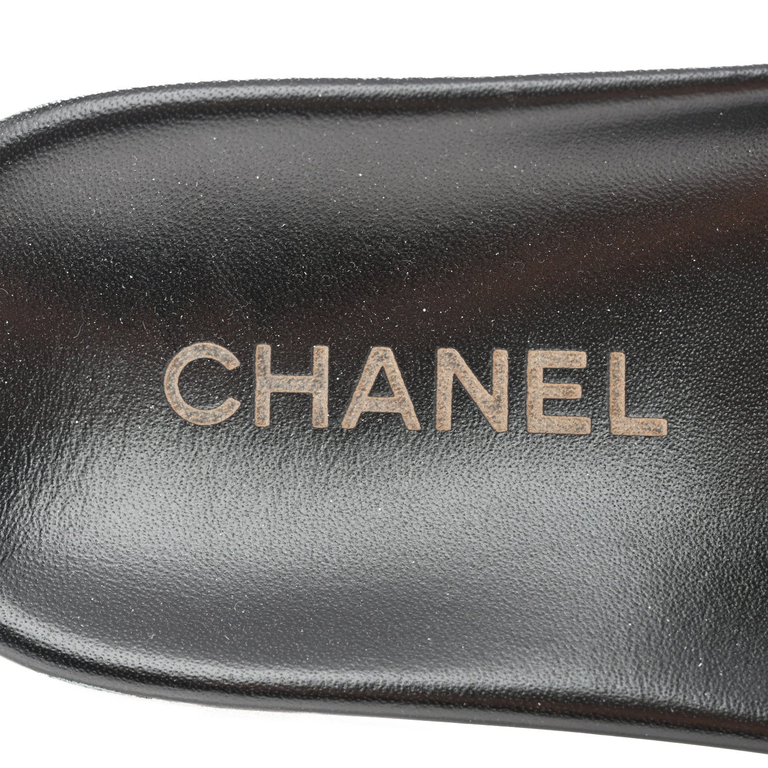 Chanel Fantasy Lambskin Chain Slides Sandals Flats 35 Blue 7 of 10