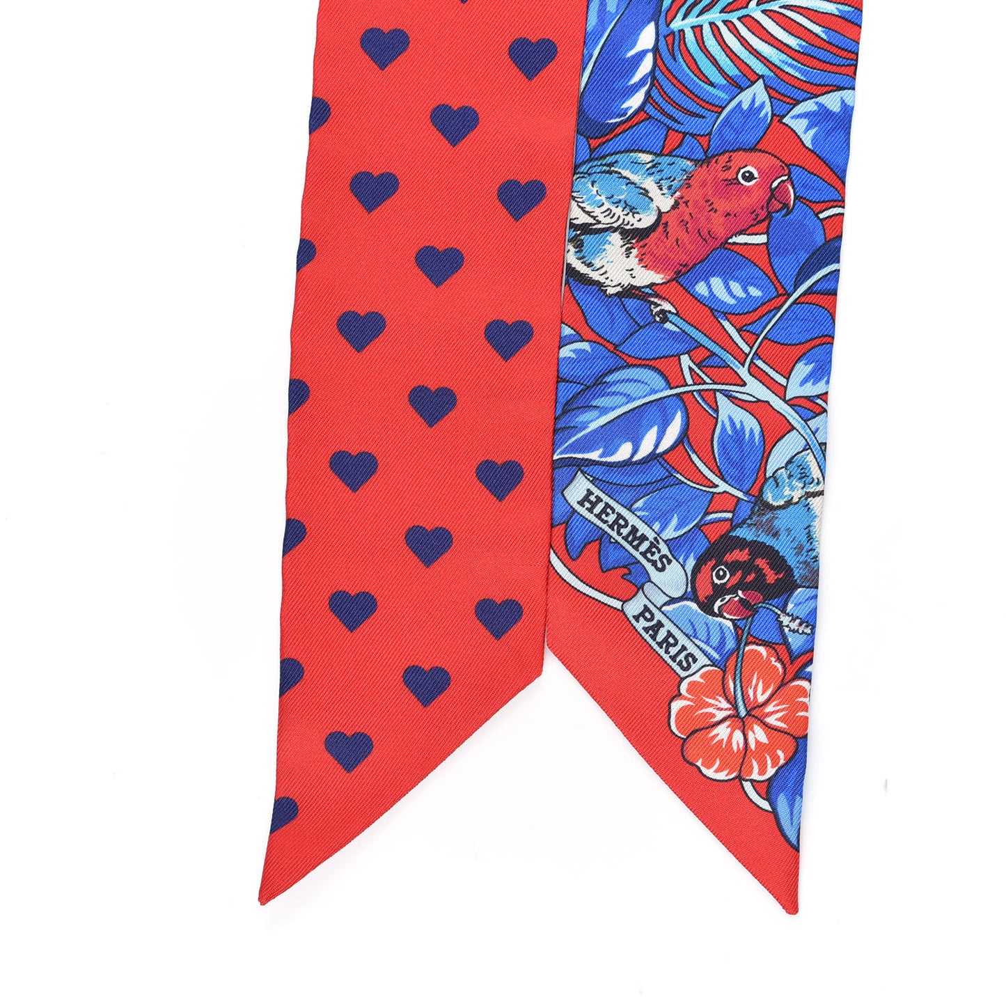 Silk Jungle Love Love Twilly Rouge Marine Fauve