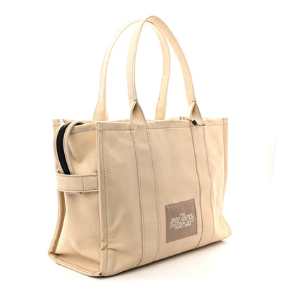 Marc Jacobs Cotton Canvas Large The Tote Bag Beige 3 of 13
