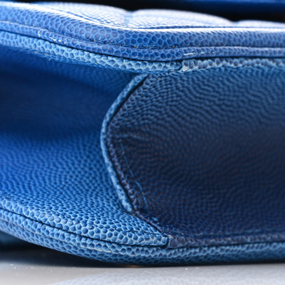Chanel Caviar Quilted Sunset On The Sea Waist Bag Blue 9 of 12