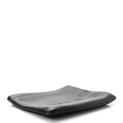 Christian Dior Calfskin Medium Diordouble Zip Pouch Black 4 of 9