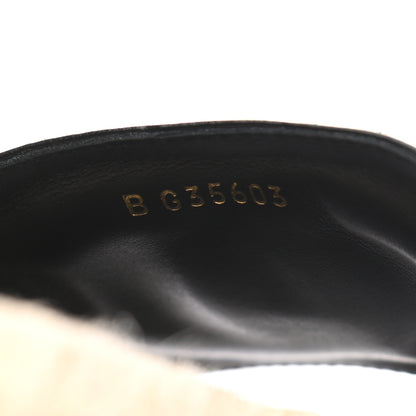 Chanel Patent Calfskin Crystal CC Espadrille Slip On Sandals 37 Black 8 of 8