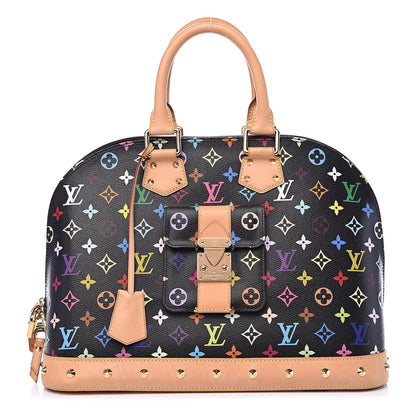 Louis Vuitton Monogram Multicolor Alma GM Black 1 of 14