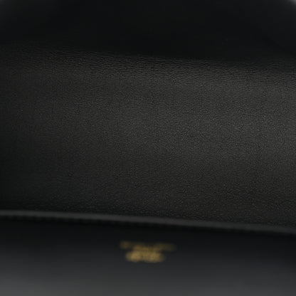 Hermes Swift Kelly Pochette Clutch Black 5 of 10