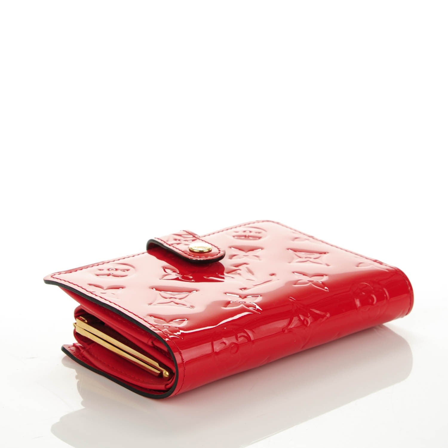 Louis Vuitton Vernis French Purse Wallet Cherry 4 of 7