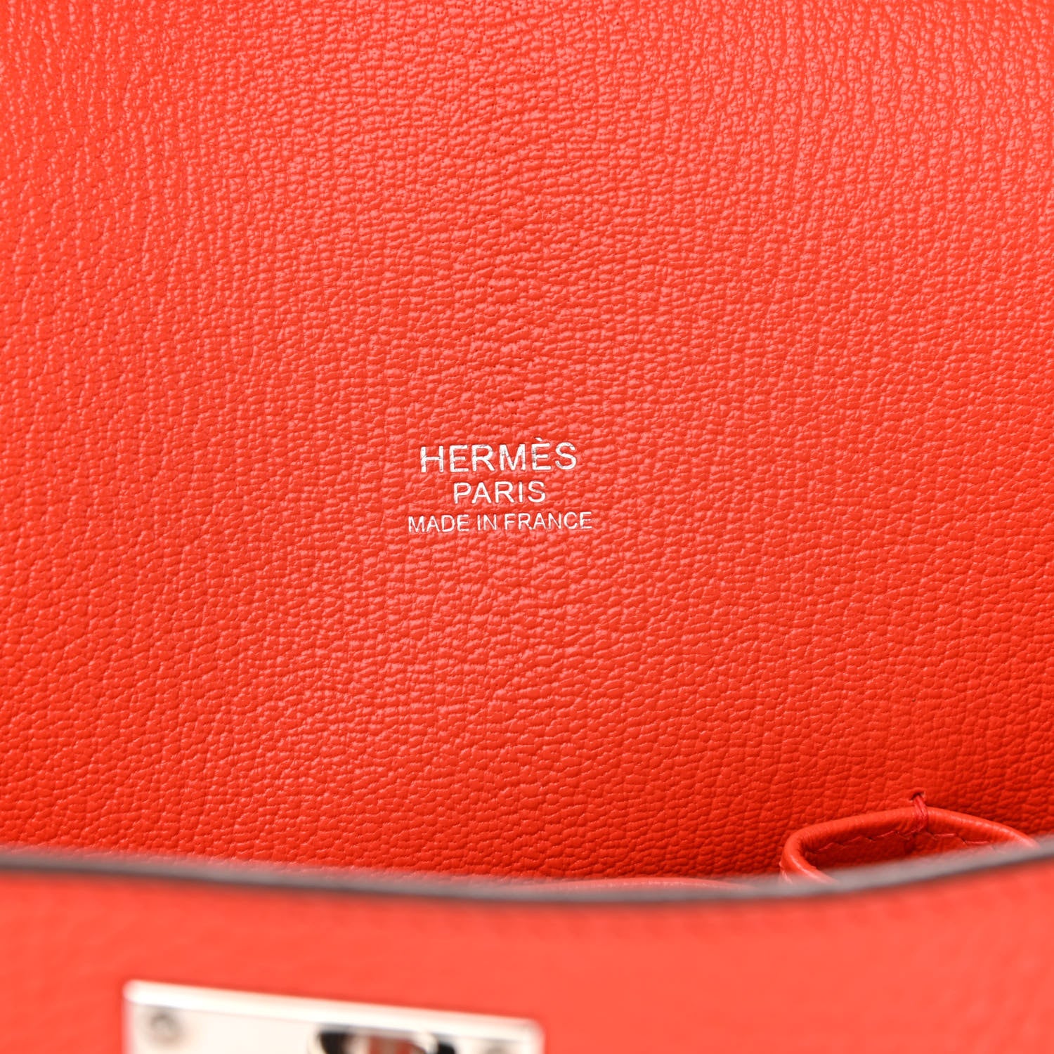 Hermes Taurillon Clemence Jypsiere 31 Orange Poppy 5 of 8