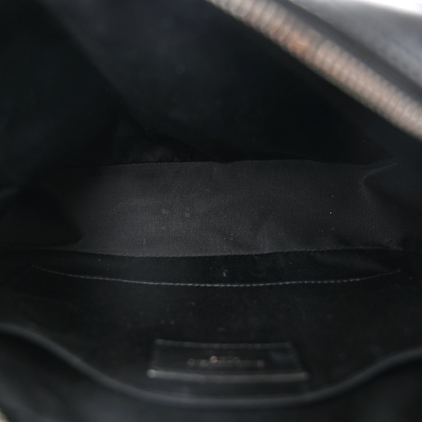 Calfskin Matelasse Monogram Lou Camera Bag Black