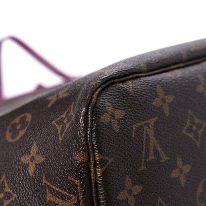 Louis Vuitton Monogram Totem Neverfull MM Magenta 11 of 16