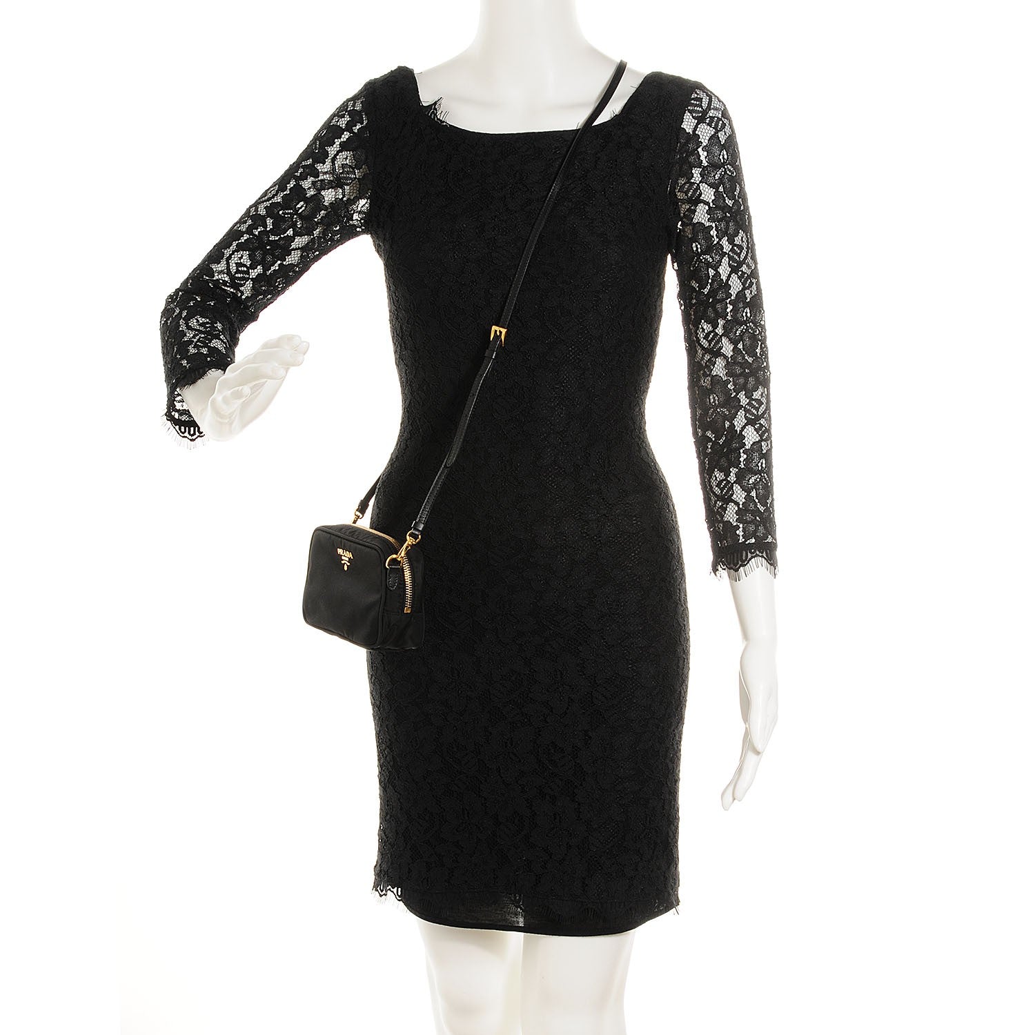 Prada Tessuto Nylon Small Crossbody Nero Black 2 of 11