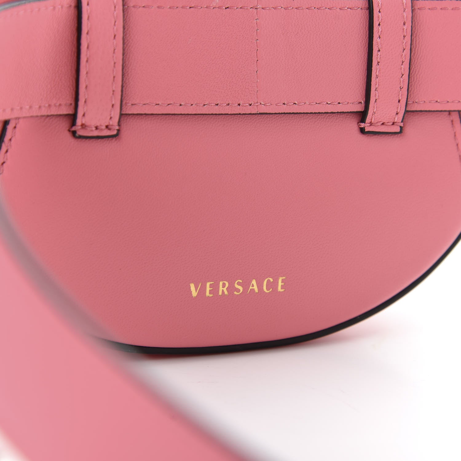Versace Nappa Quilted Virtus Belt Bag Pink 8 of 9