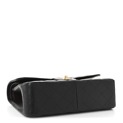 Chanel Caviar Quilted Jumbo Double Flap Black 6 of 19
