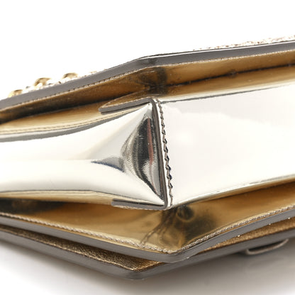 Salvatore Ferragamo Glitter Vara Bow Flap Crossbody Gold 11 of 12