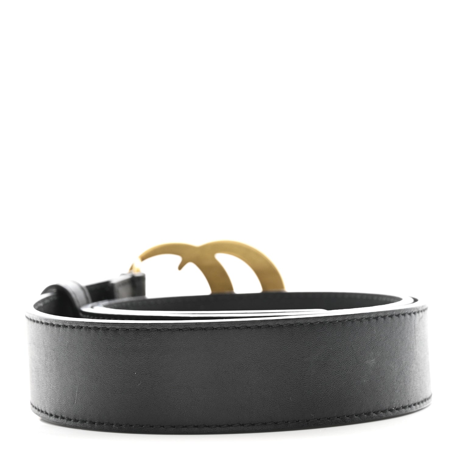 Gucci Calfskin Double G 30mm Belt 70 28 Black 2 of 5