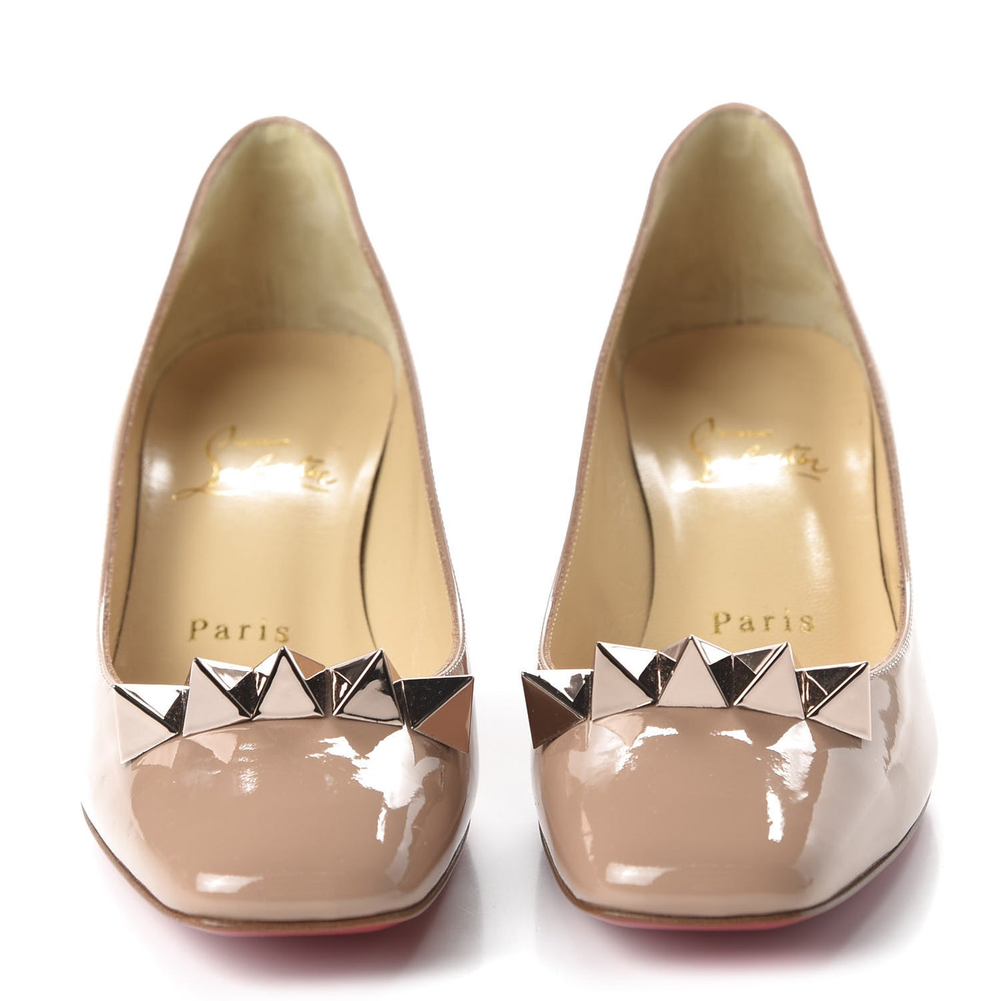Patent Pyramidam 45 Pumps 36 Nude