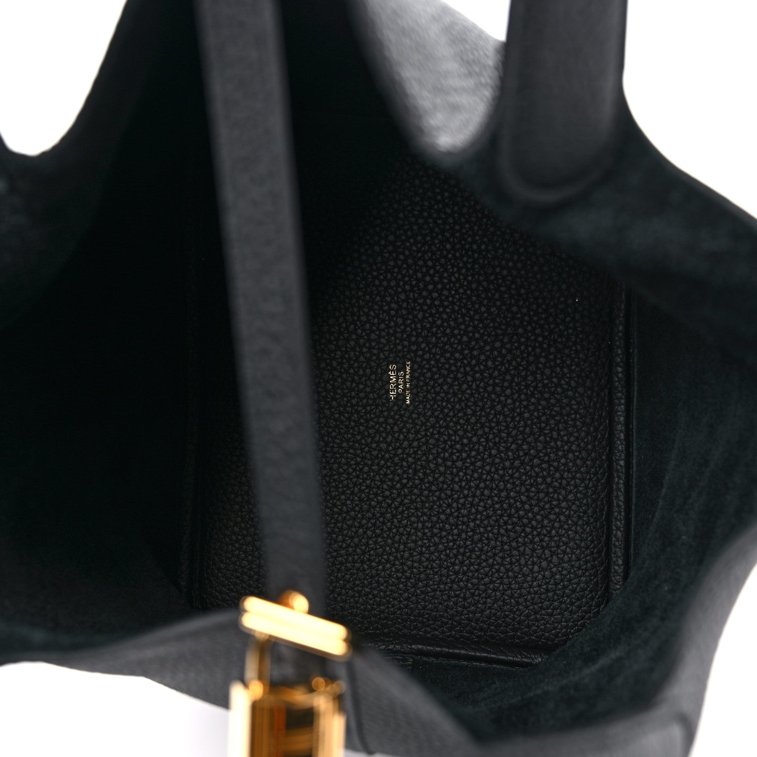 Hermes Taurillon Clemence Picotin Lock 22 MM Black 5 of 9