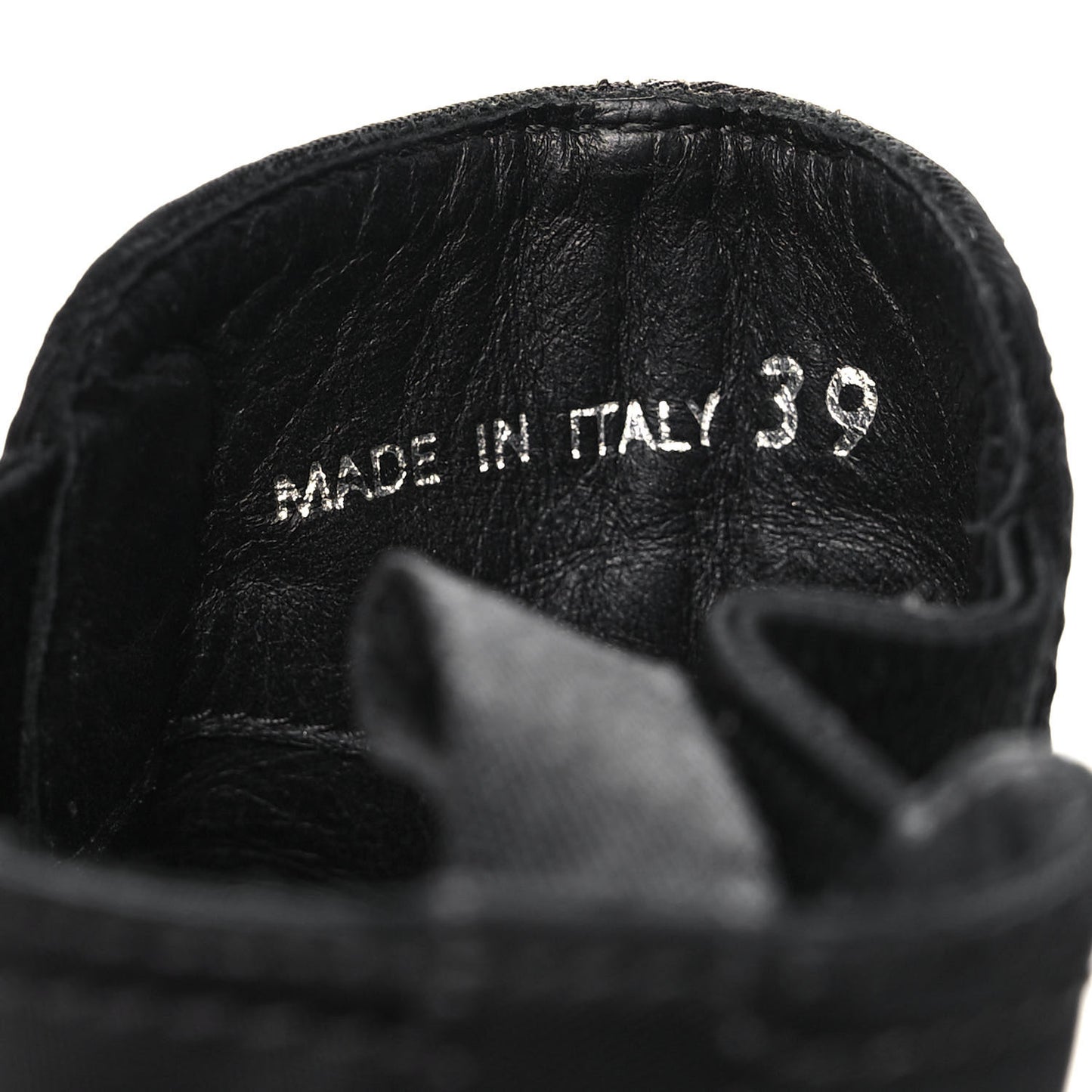 Nylon Lug Sole Chelsea 55mm Boots 39 Black