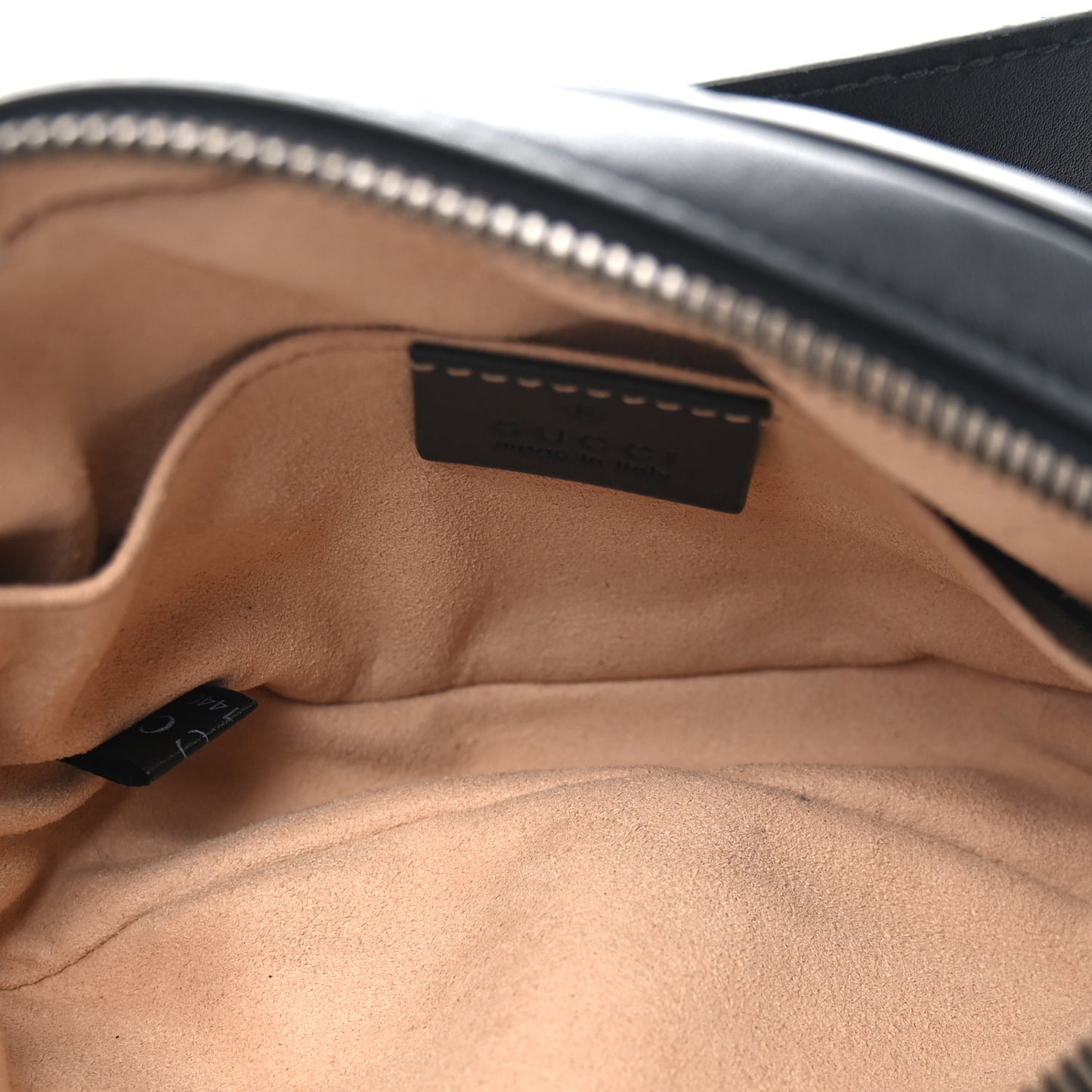 Calfskin Matelasse GG Marmont Belt Bag 95 38 Black