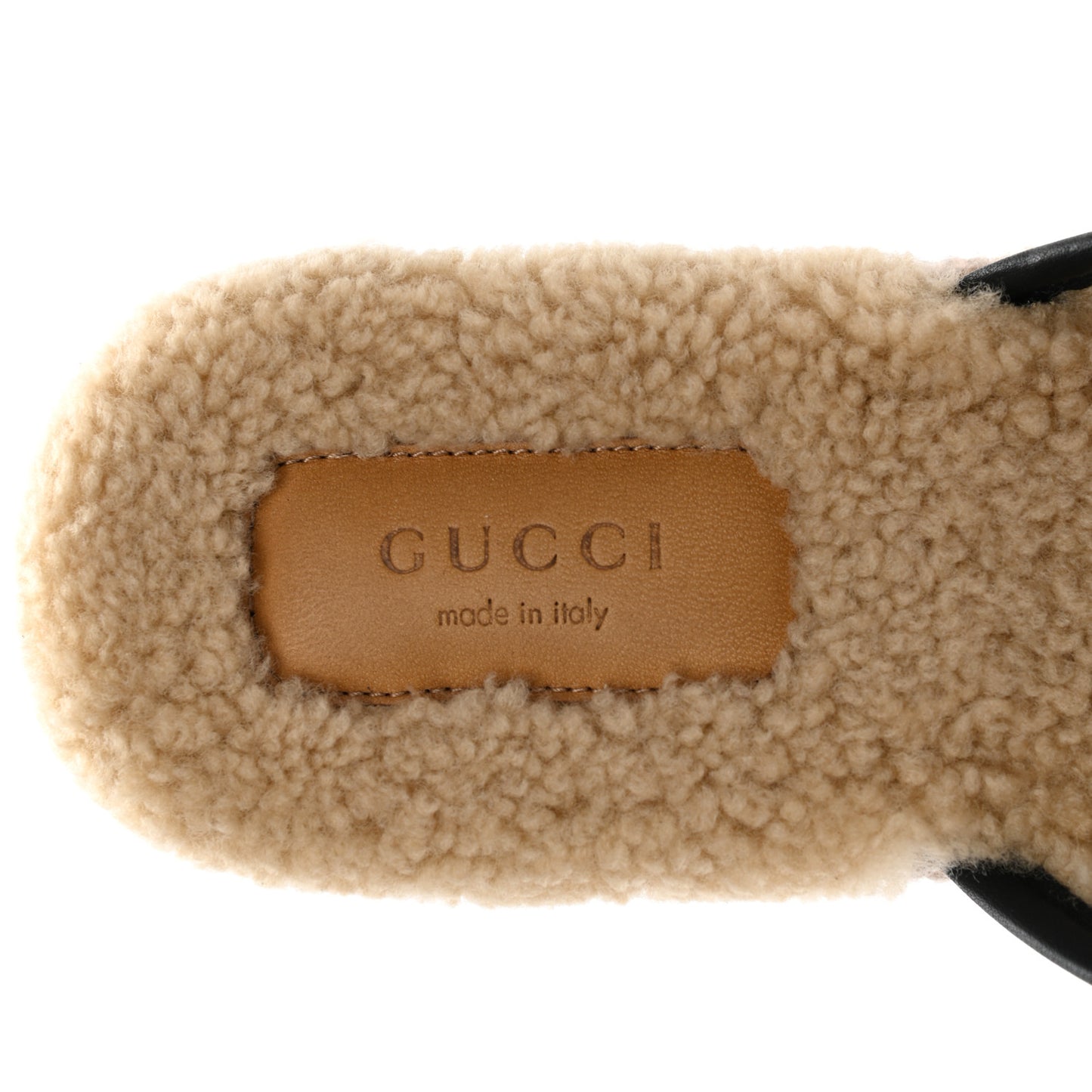 Nappa Wool Womens Fria Slippers 38 Black Butterscotch
