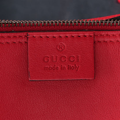 Gucci Soft Suede Web Large Jackie Hobo Red 7 of 12