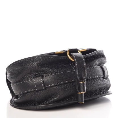 Chloe Calfskin Mini Marcie Round Crossbody Bag Black 4 of 9
