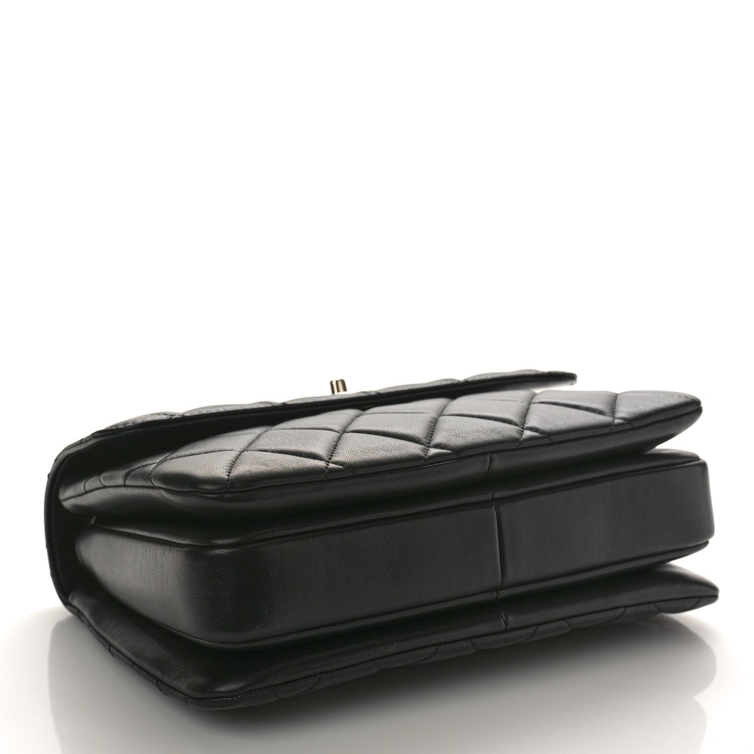 Chanel Lambskin Quilted Small Trendy CC Dual Handle Flap Bag Black 4 of 10