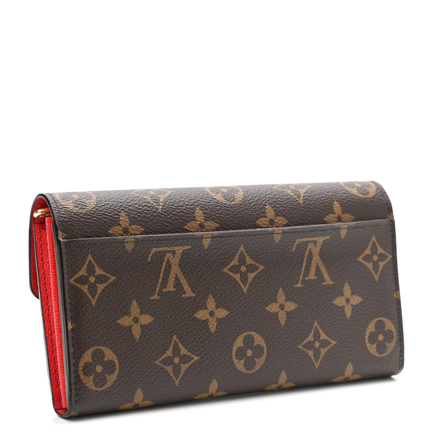 Louis Vuitton Monogram Sarah Wallet NM Coquelicot 3 of 9