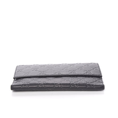 Gucci Guccissima Continental Flap Wallet Black 14 of 16