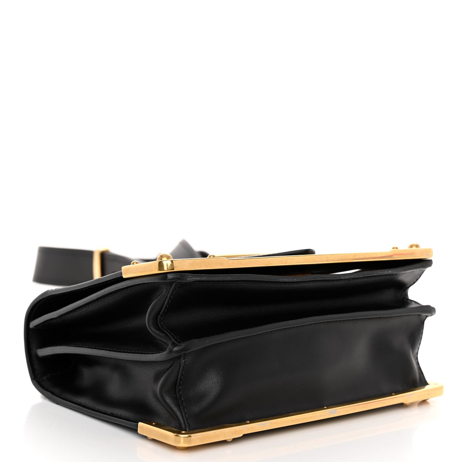Prada City Calf Saffiano Cahier Bag Black 4 of 12
