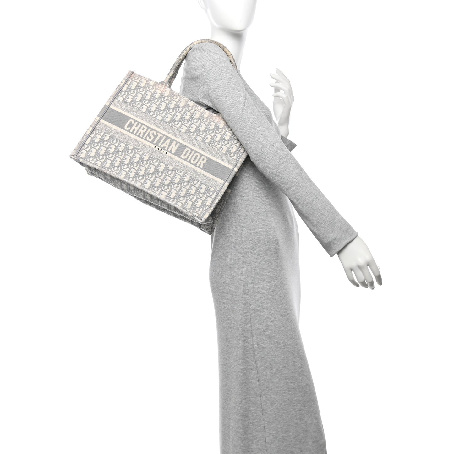 Oblique Medium Book Tote Grey