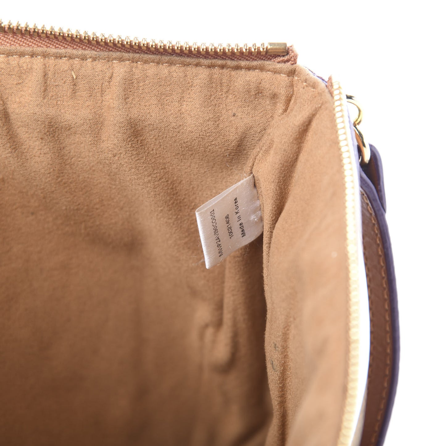 Visetos Medium Stark Wristlet Pouch Cognac