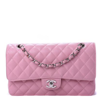 Chanel Caviar Quilted Medium Double Flap Pink 1 of 11