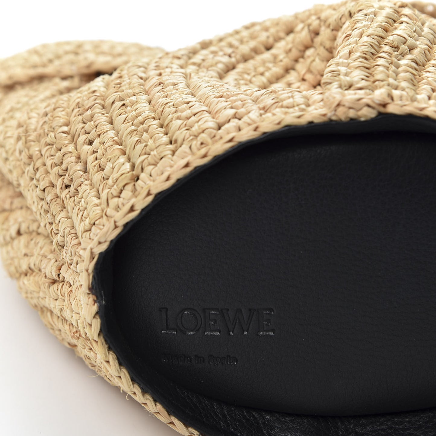 Raffia Mini Bunny Crossbody Bag Natural Tan