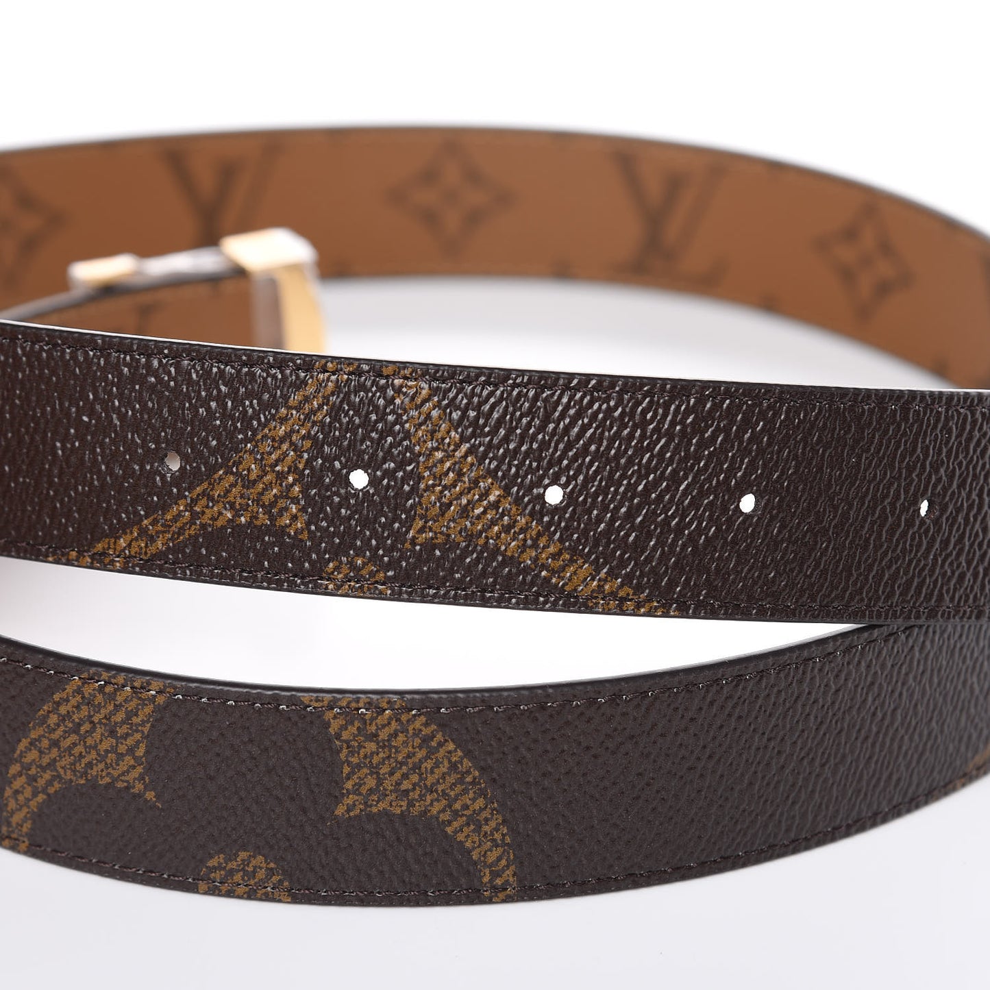 Giant Monogram 30mm LV Iconic Reversible Belt 90
