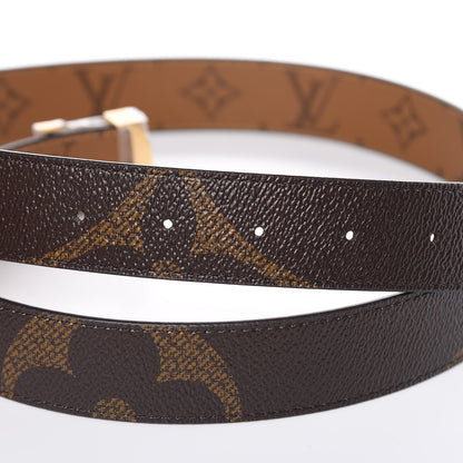Louis Vuitton Giant Monogram 30mm LV Iconic Reversible Belt 90 5 of 6