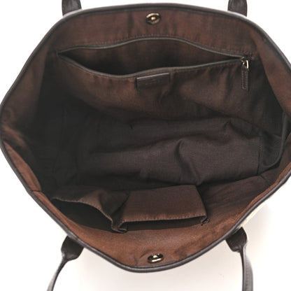 Gucci Monogram Medium New Britt Tote Brown 5 of 10