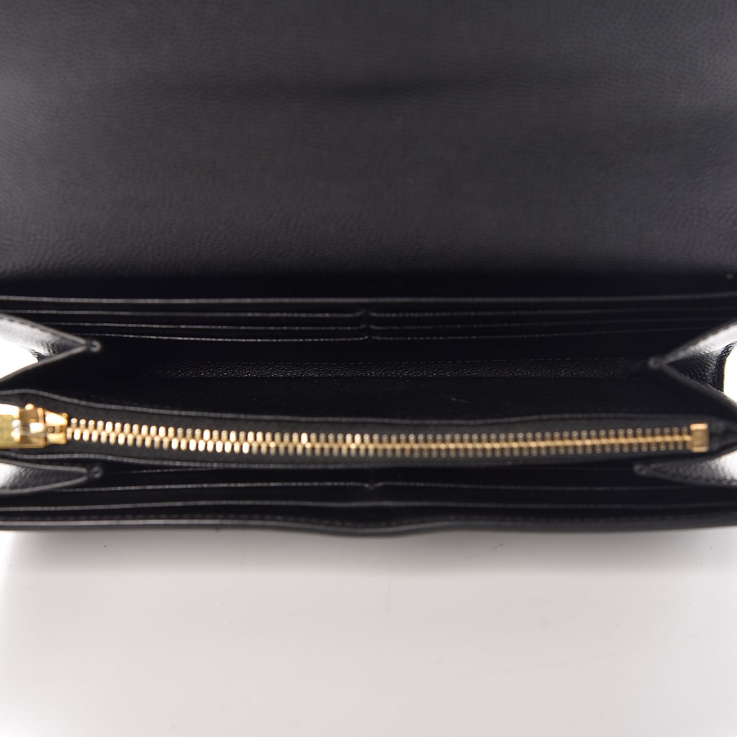 Grain De Poudre Classic Monogram Cassandre Wallet Black