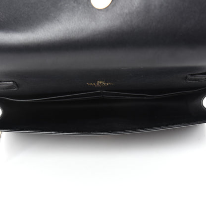 Valentino Garavani Vitello Chain Crossbody Bag Black 5 of 9