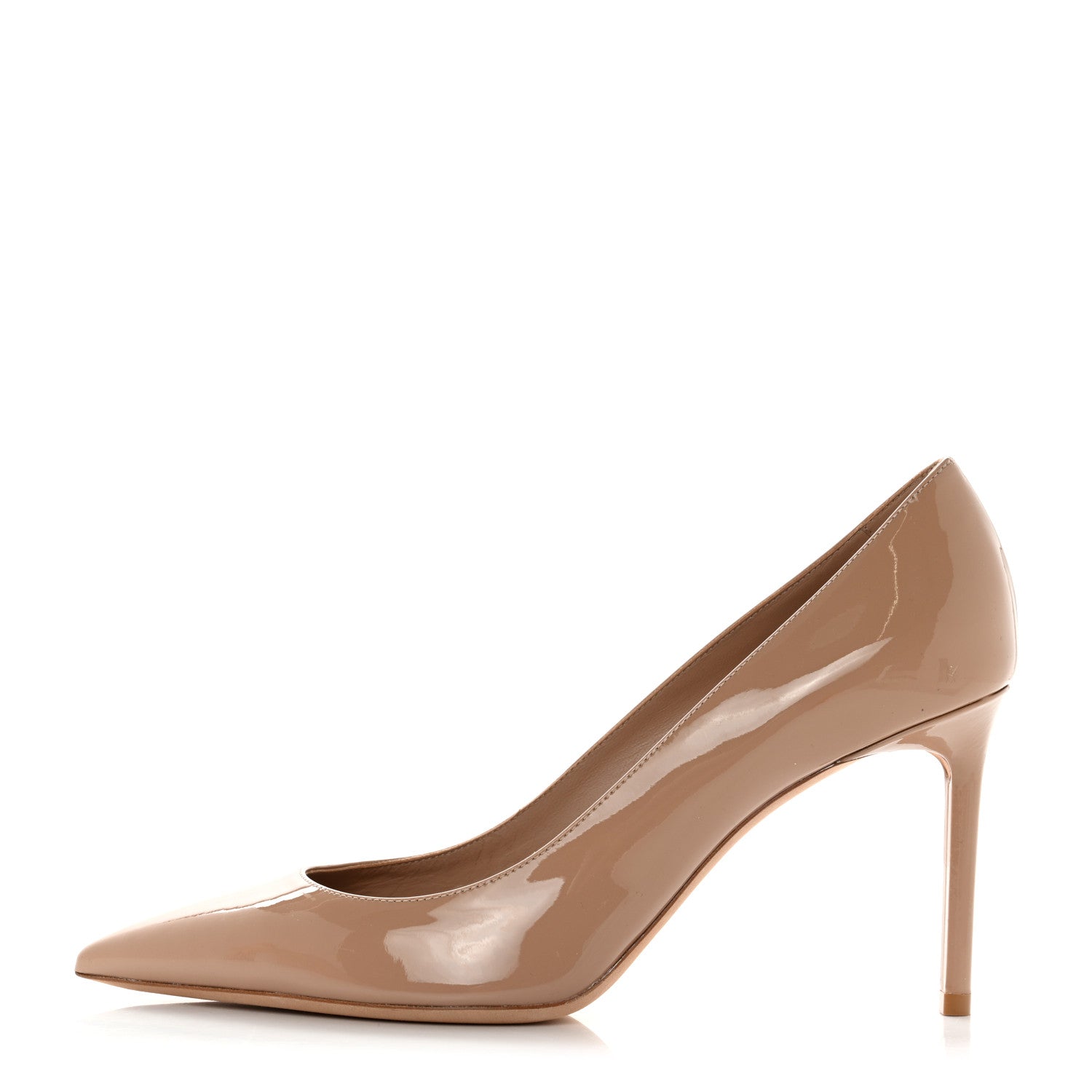 Saint Laurent Patent Anja 85 Pumps 39 Nude 1 of 9