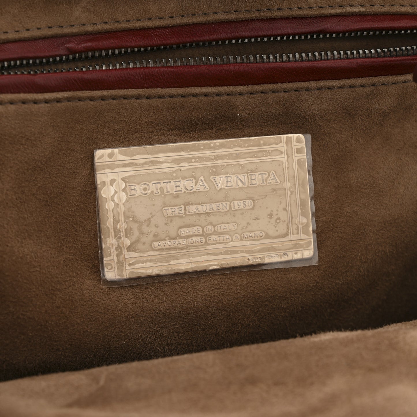 Nappa Intrecciato The Lauren 1980 Clutch Gigolo Red