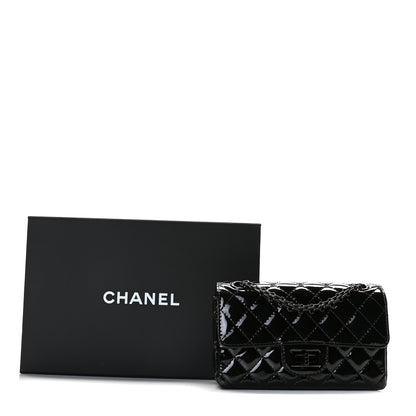 Chanel Patent Calfskin Quilted 2.55 Reissue Mini Flap So Black 10 of 10